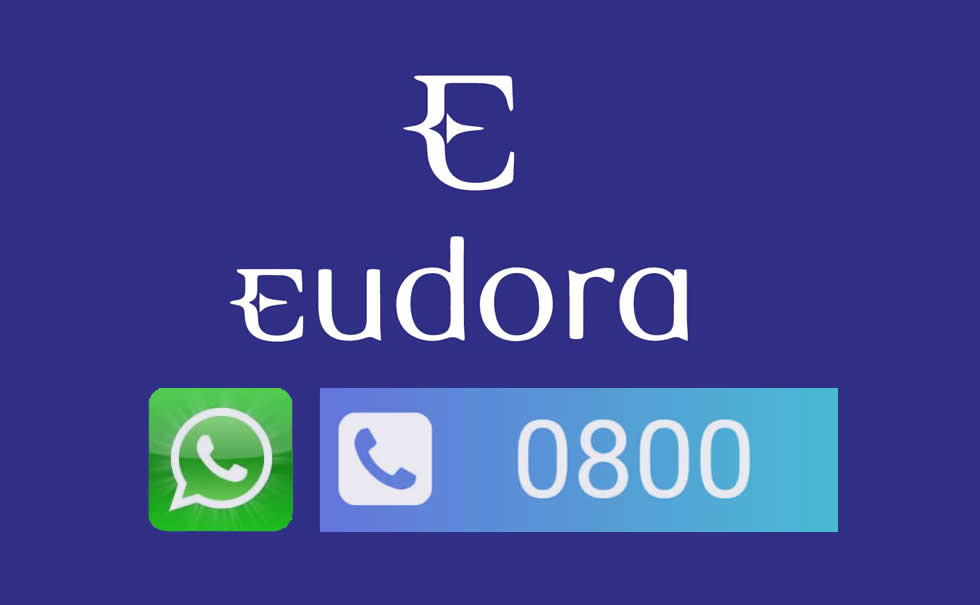 Eudora Telefone, whatsApp, SAC 0800, webchat, email e ouvidoria