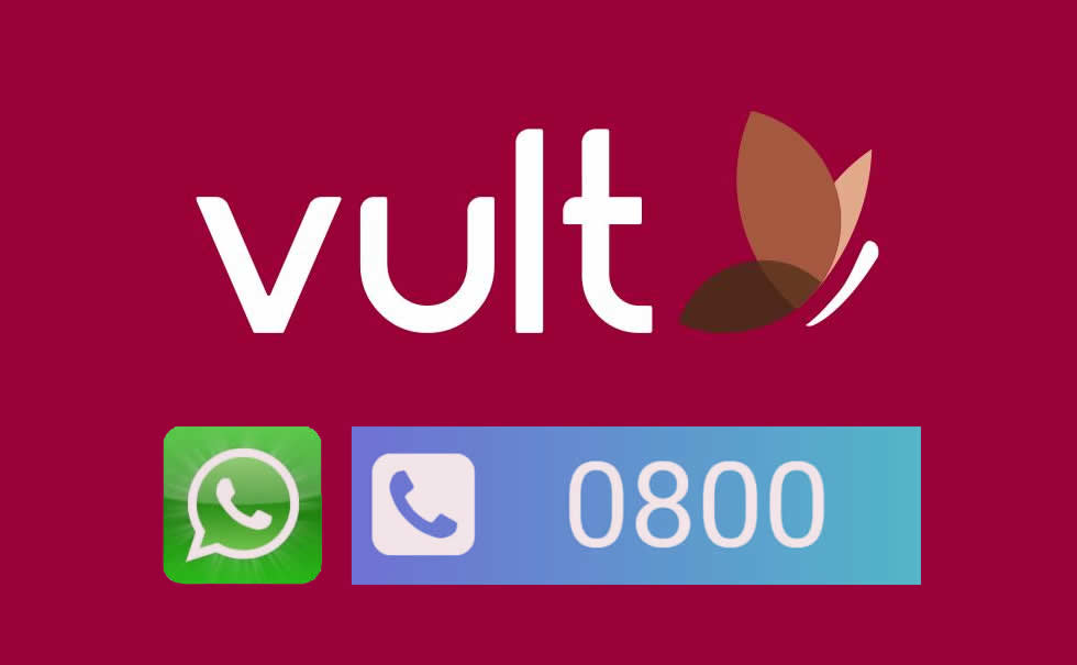 Vult Telefone, whatsApp, SAC 0800, webchat, email e ouvidoria